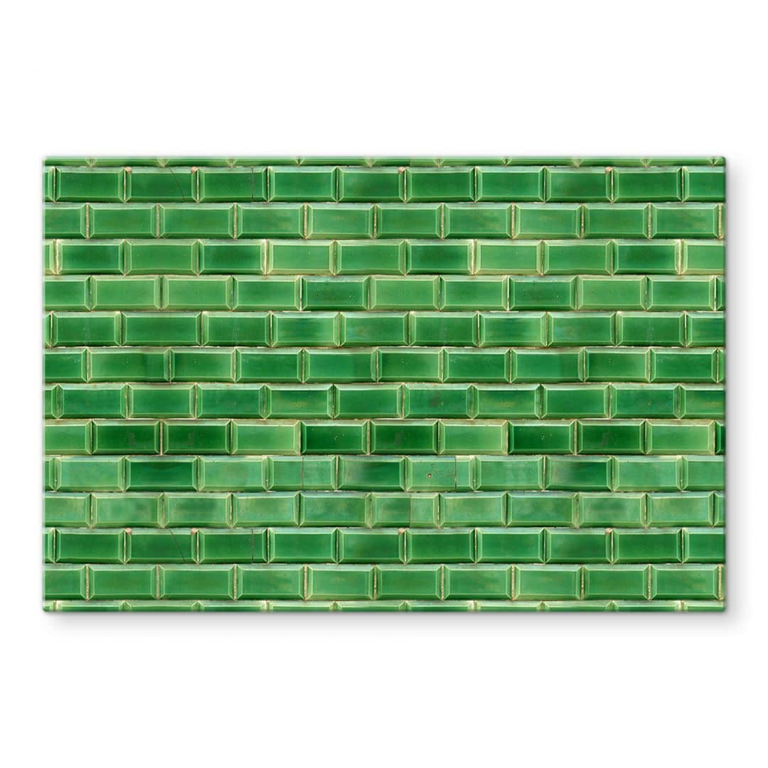 Grüne Kachel